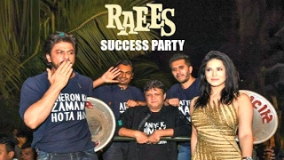 Raees Movie Success Party - Shahrukh Khan, Sunny Leone, Nawazuddin Siddiqui