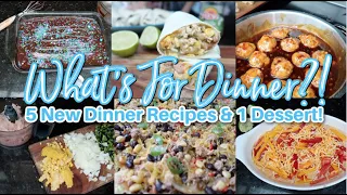 It's Dinner Time! What's For Dinner? 6 New Recipes! 5 dinner Ideas,1 Cosmic Dessert! Wads For Dinner