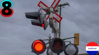 Canadian Railroad Crossings Compilation 8