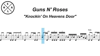 Knockin' on Heavens Door - Guns N' Roses DrumScore