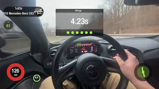 Mclaren 720s dragy run