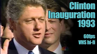 Inauguration of Bill Clinton 1993 - Various Networks, 60fps & Hi-Fi Audio