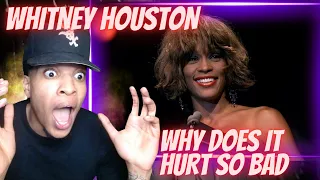 Whitney Houston - Why Does It Hurt So Bad (Live from the 1996 MTV Movie Awards) | REACTION