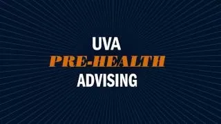 UVA Pre-Health Advising