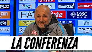 NAPOLI-LAZIO, LA CONFERENZA STAMPA DI LUCIANO SPALLETTI