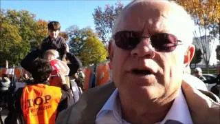 NWF's Larry Schweiger at White House Tar Sands Rally