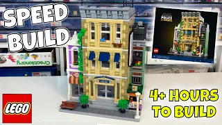 LEGO Modular Police Station Speed Build - Set # 10278