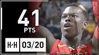 Dennis Schroder Full Highlights Hawks vs Jazz (2018.03.20) - 41 Pts!