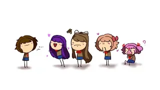 HE'S MINE (doki doki family friendly literature club) //animation