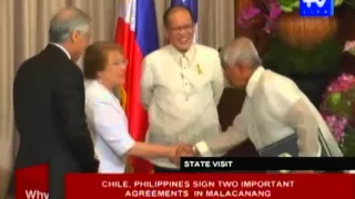 Chile, Philippines sign two important agreements