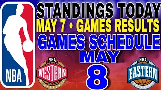 nba playoffs standings today may 7, 2024 | games results | games schedule may 8, 2024