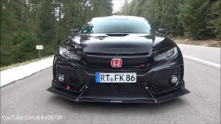 LOUD! Honda Covic Type R FK8 w/ Remus Valve Exhaust + Milltek Sport Downpipe 1080p