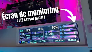 LA MODIFICATION LA PLUS COOL POUR TON PC ! (DIY) Écran monitoring 🔥