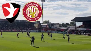 Cheltenham Town vs Stevenage | away end scenes as Stevenage beat Cheltenham | Matchday Vlog