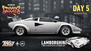 Need For Speed: No Limits | 1985 Lamborghini Countach LP5000 (Proving Grounds - Day 5 | Elimination)
