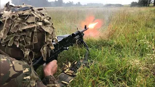 British Army Live Fire Tactical Training