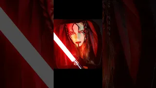 The Dark Side inspired me. Star Wars Sith cosplay.