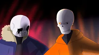 UnderSwap!Papyrus vs Killer!Sans (Animation)