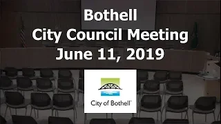 June 11, 2019 Bothell City Council Meeting