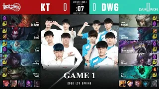 Highlights KT vs. DWG Game 1 [2020 LCK Spring Split] [BO3]