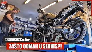 BMW R1200GS Zasto odmah u servis?