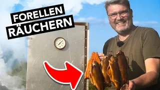 Die beste GERÄUCHERTE FORELLE im Räucherofen (super einfach!) 🐟