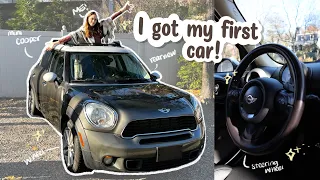 I GOT MY FIRST CAR AT 17 + car tour  |  Mini Cooper 2011 Countryman all4 | Vlogmas #4 🚙