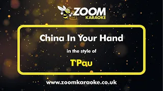 T'Pau - China In Your Hand - Karaoke Version from Zoom Karaoke