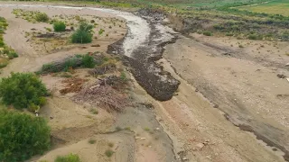 Flash Flood Paria at Cannonville Scenic HiWay 12 Fast Clip