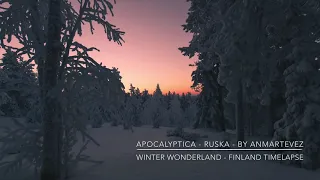 Apocalyptica - Ruska - Winter Wonderland Finland Timelapse