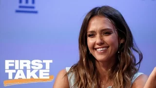 Jessica Alba Full Interview On First Take | First Take | April 5, 2017