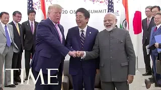 Trump Meets Japan's Shinzo Abe & India's Narendra Modi At The G20 Summit In Osaka | TIME