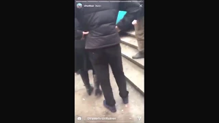 (18+) Автобус въехал в подземный переход на Славянском бульваре в Москве!Видео