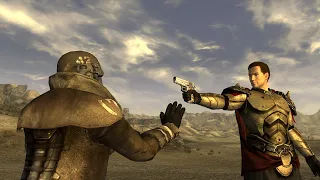 Malpais Legate vs NCR Veteran Ranger - Fallout New Vegas npc battle