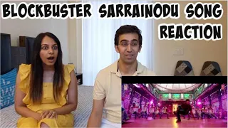 BLOCKBUSTER Song Reaction || "Sarrainodu" || Allu Arjun, Rakul Preet || Telugu Songs 2016 Reactions