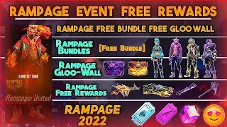 Free Fire Rampage Event All Free Rewards | Rampage Event Free Rewards | Free Fire Rampage Event