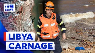 Fears Libya floods death toll will reach 20,000 | 9 News Australia