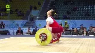 Women 58KG A Snatch 2014 World Weightlifting Championships