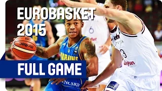 Latvia v Ukraine - Group D -  Full Game - Eurobasket 2015