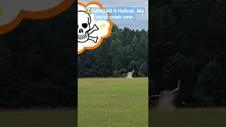 😵Witness My Most Devastating Crash on a First Flight: Hangar 9 Hellcat! #rc #rcplane #rcairplane