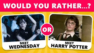 Would You Rather 👧🏻 Wednesday Vs Harry Potter ⚡