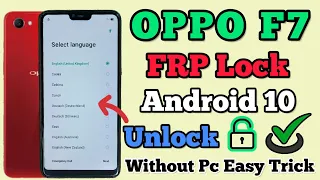 OPPO F7 || FRP Bypass || Android 10 || Google Account Unlock || Without Pc || Easy Trick || 2023.