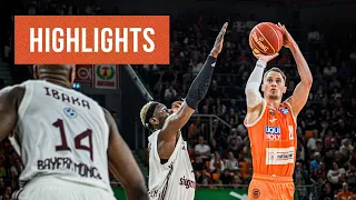 Highlights: ratiopharm ulm - FC Bayern München Basketball (Saison 2023/24)