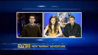 Georgie Henley and Will Poulter Reelz interview