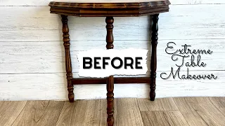 Extreme Table Makeover | Pushing Myself | Trying New Things