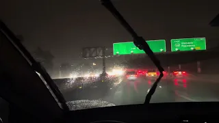 Tesla Model 3 - Driving in Rain (Part 1)