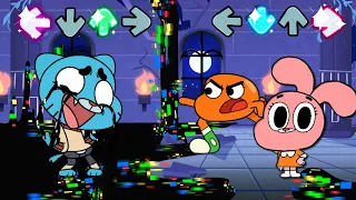 Friday Night Funkin' - "Dusk Till Dawn" but It's Gumball vs Darwin & Anais