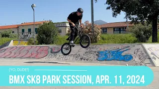 BMX Sk8 Park Session, Apr. 11, 2024