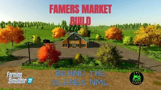 Farmers Market Build - No Mans Land Behind The Scenes - Farming Simulator 22