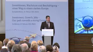 Europakonferenz: Eröffnungsrede von Sigmar Gabriel, Bundesminister für Wirtschaft und Energie